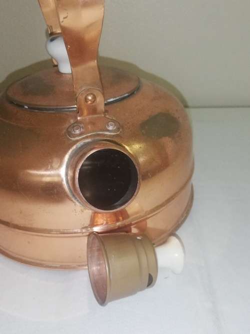 Vintage - Copper Whistling Kettle