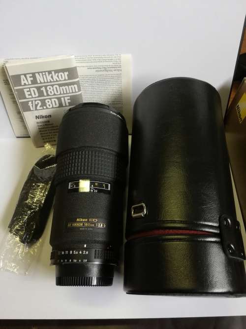 Nikkor lens AF 180mm f/2 8d if-ed