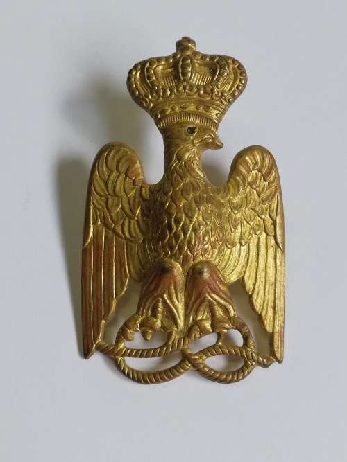 Italian WW2 Colonial Police Cap Badge - Large