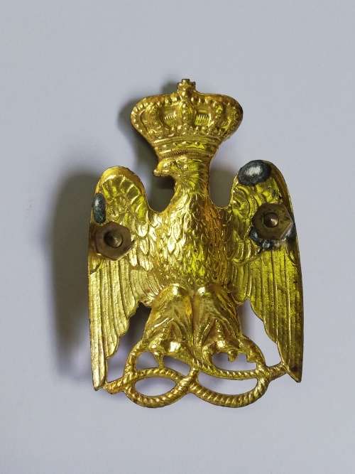 Italian WW2 Colonial Police Cap Badge - Large