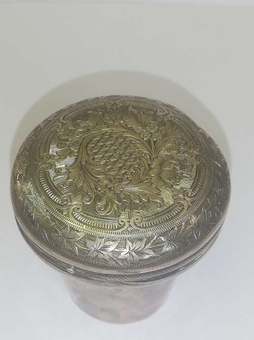 Hallmark silver watch cane top