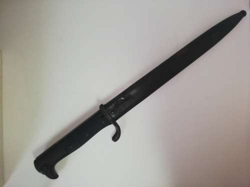 Erfurt Sawback Bayonet with Scabbard