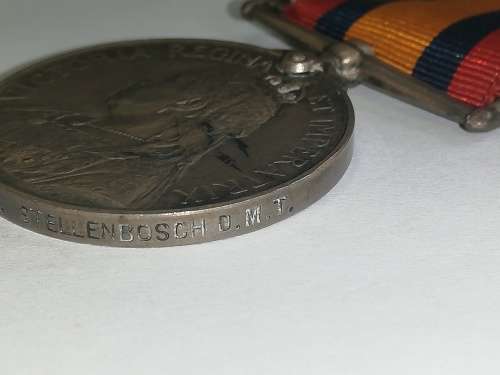 Queens Medal - Stellenbosch DMT