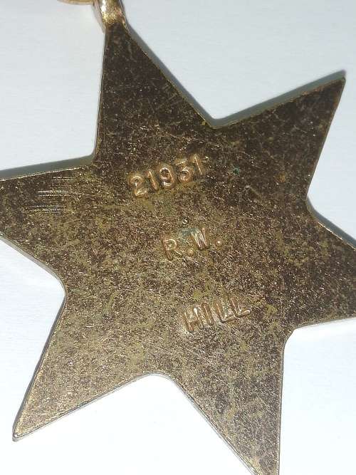 WW2 Medal Collection with Efficient Services medal - SIG R. W. HILL 2 1931