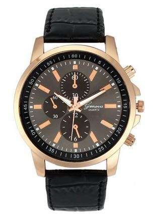 Gorgeous Ladies Geneva Quartz watch (PU Leather strap)