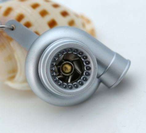 Locally stocked - Silver Turbo Key Ring