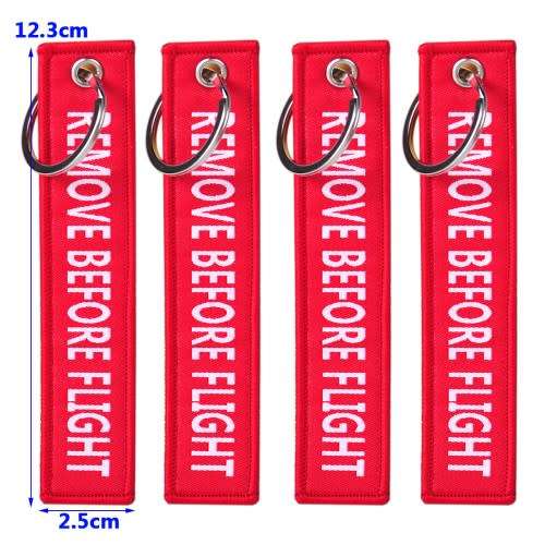 REMOVE BEFORE FLIGHT Keychain