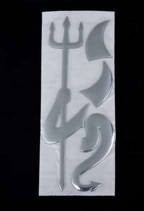 3D Trident Sticker Car Logo
