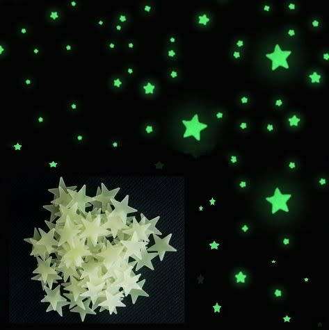 Sale - 25pc Pack Glow In The Dark Stars