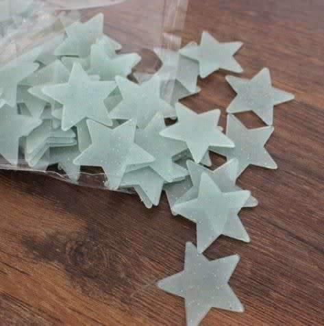 Sale - 25pc Pack Glow In The Dark Stars