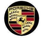 14mm Flat Bottom Porsche Badge