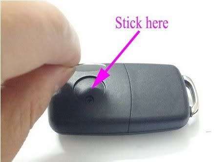 14mm Replacement Black Key Badge for VW