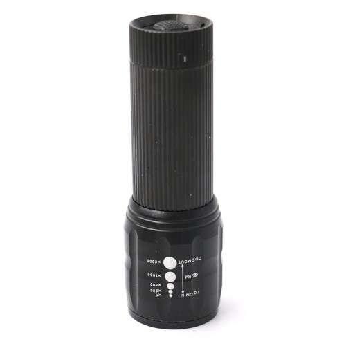 Sale - Q5 2000 Lumens Waterproof Mini Black LED Flashlight 3 Modes Zoomable Tactical Torch