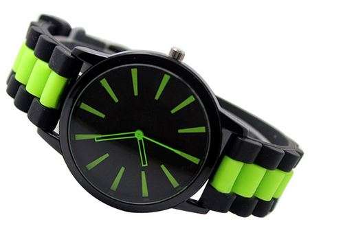 Analog Unisex Sports Wrist Watch - "Green"