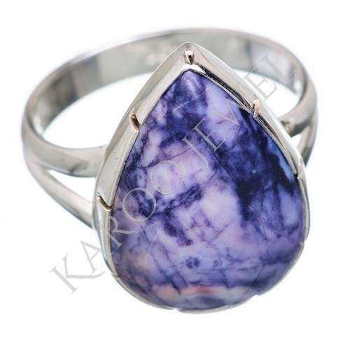 KJ COLLECTION - Natural TIFFANY STONE in Sterling Silver (size 7 / O)