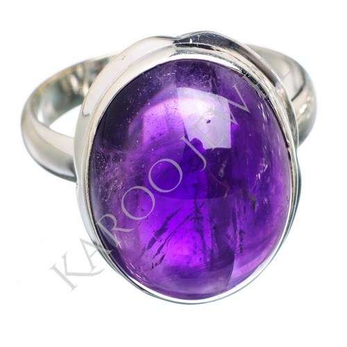 KJ COLLECTION - Natural AMETHYST in Sterling Silver (size 12 / Y)