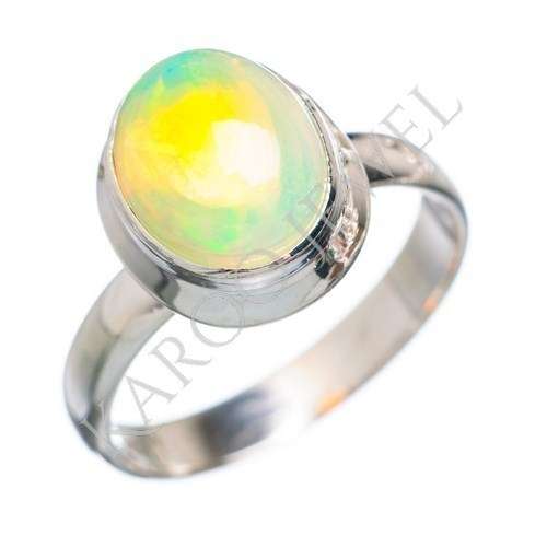 KJ COLLECTION - Natural ETHIOPIAN OPAL in Sterling Silver (size 6.75 / N to O)
