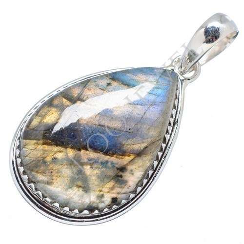 KJ COLLECTION - Natural LABRADORITE in Sterling Silver