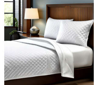 LUXURY HEERZA HOME MATRESS PROTECTOR WHITE QUEEN(HOTEL COLECTION T200)