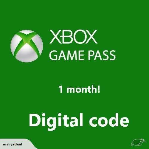MASSIVE SALE - Xbox Game Pass 1 Month Xbox One (Digital Code / Instant Delivery)