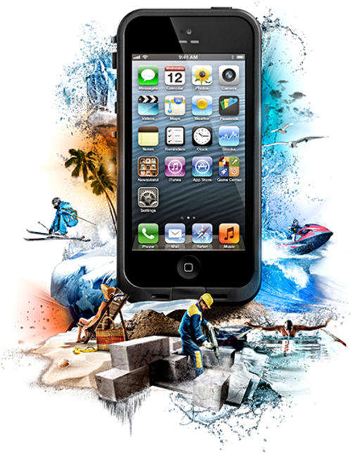 LifeProof WaterProof DirtProof case for iPhone 4/4S + FREE SHIPPING