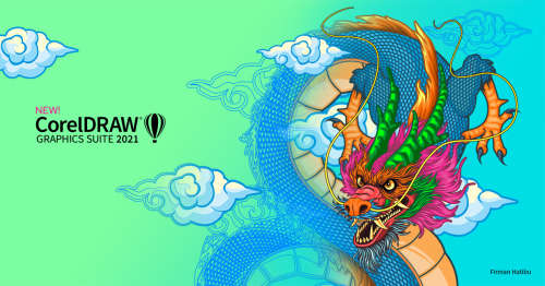 NEW CorelDRAW Graphics Suite 2021 for Windows | 2 Devices | 1 User | Download