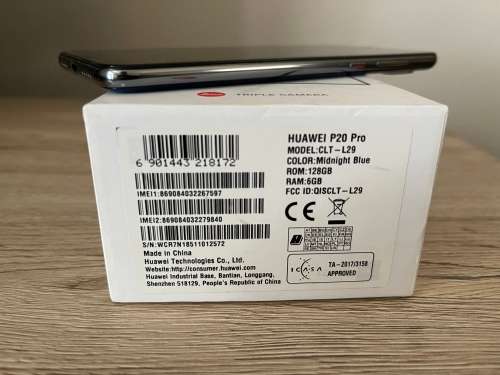 Huawei P20 Pro | Dual-Sim | 128GB | 6GB RAM | Midnight Blue | Quick Delivery