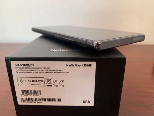 Samsung Galaxy Note 20 5G | Dual-Sim | 256GB | Mystic Gray | Quick Delivery