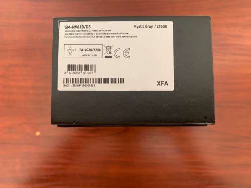 Samsung Galaxy Note 20 5G | Dual-Sim | 256GB | Mystic Gray | Quick Delivery