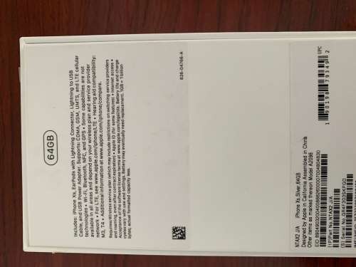 Apple iPhone XS 64GB | Silver | Quick Delivery