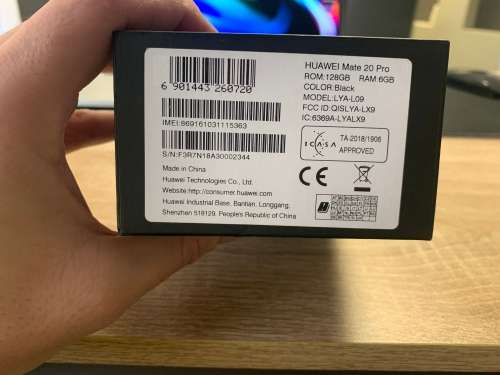 Huawei Mate 20 Pro | 128GB | 6GB RAM | Black | Quick Delivery