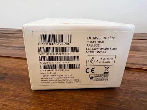 Huawei P40 Lite | Dual-Sim | 128GB | 6GB RAM | Midnight Black | Quick Delivery