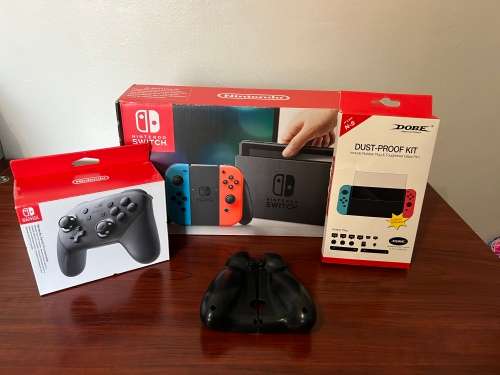 Nintendo Switch Console with Pro Controller | 128GB | Extra`s | Quick Delivery