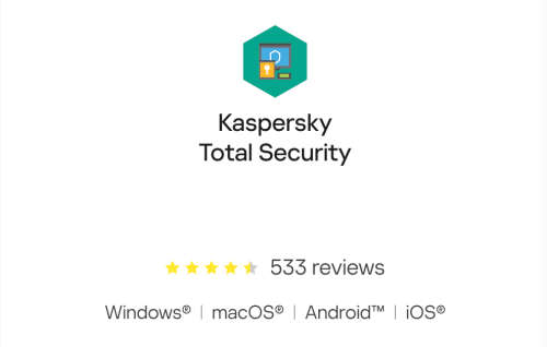 Kaspersky Total Security Multi-Device (3 Devices, 1 Year) - Digital Delivery