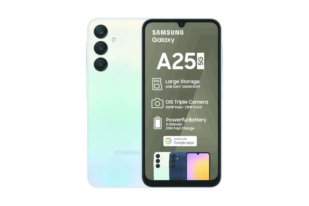 Samsung Galaxy A25 5G 128GB Dual Sim Light Blue | R30 Delivery