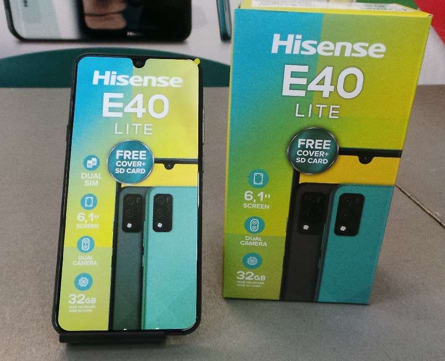 Hisense E40 Lite Smartphone | 16GB + 16GB | Single-sim | Black | R30 DELIVERY