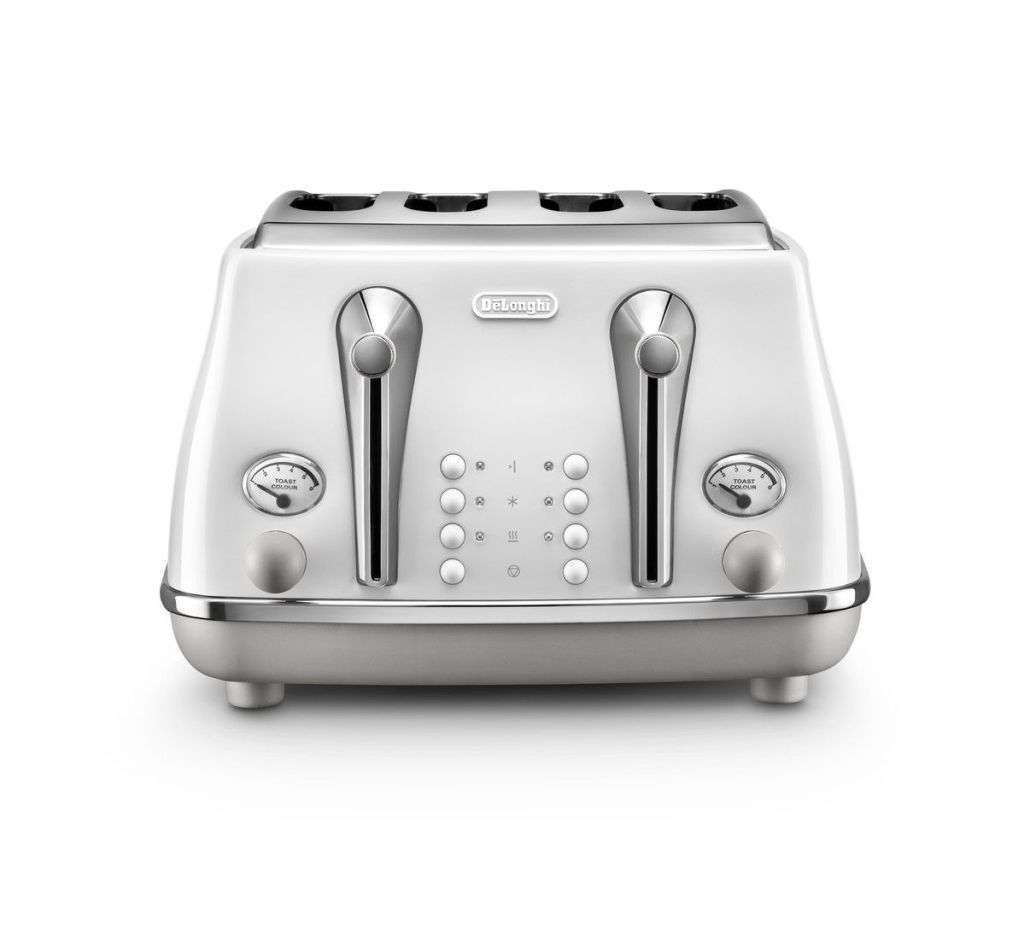 DeLonghi Icona Capitals 4-Slice Toaster | Sydney White | R30 Delivery