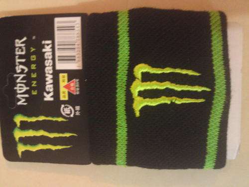 2 x MONSTER ENERGY Sweatband Wristband *last stock clearing!*