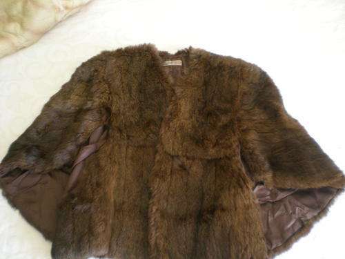 Vintage Bonafric Brown Mink Wrap Jacket - Stunning