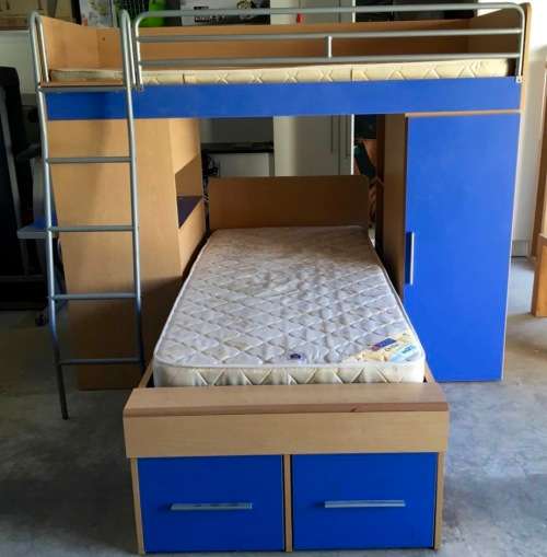 SINGLE MULTI PURPOSE BUNK BED