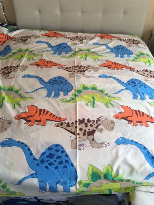 DINOSAURS DOUBLE DUVET COVER SET - FOR BOYS
