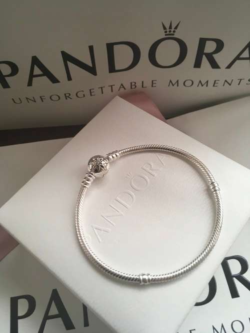 Bangles Bracelets Pandora Star Silver Bracelet With Clear Cubic Zirconia SKU 590735CZ was sold for 1 170.00 on 29 May at 14 16 by Crazyshoppers in Johannesburg ID 281018622