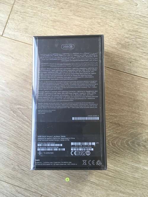 Apple IPhone 7 - 256GB - JET BLACK / BRAND NEW - SEALED - Local Stock  ** Free Courier Delivery