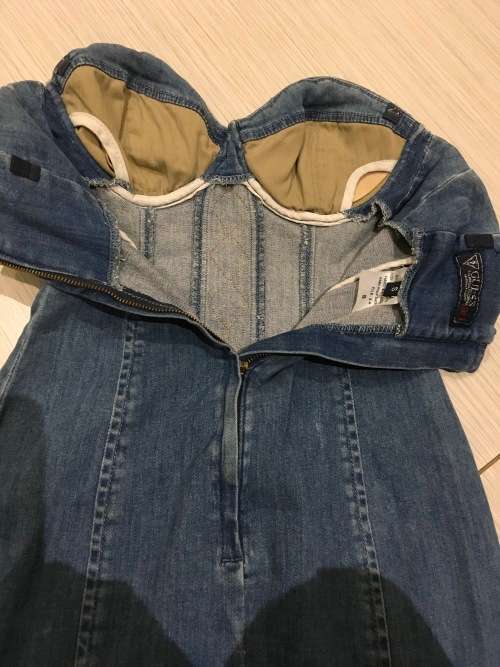 GUESS TUBE DRESS - Size 27 - Denim