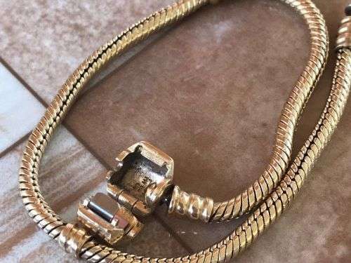 Pandora 14K SOLID Yellow Gold Bracelet - SECOND HAND