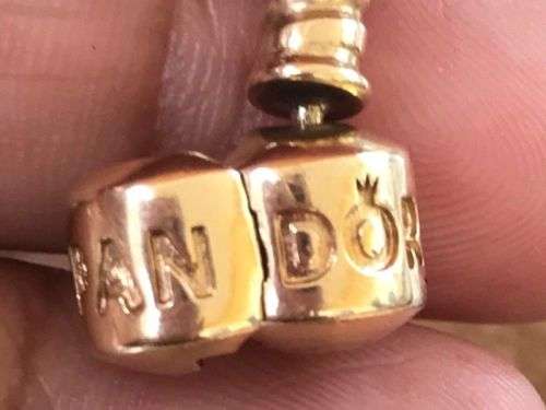 Pandora 14K SOLID Yellow Gold Bracelet - SECOND HAND