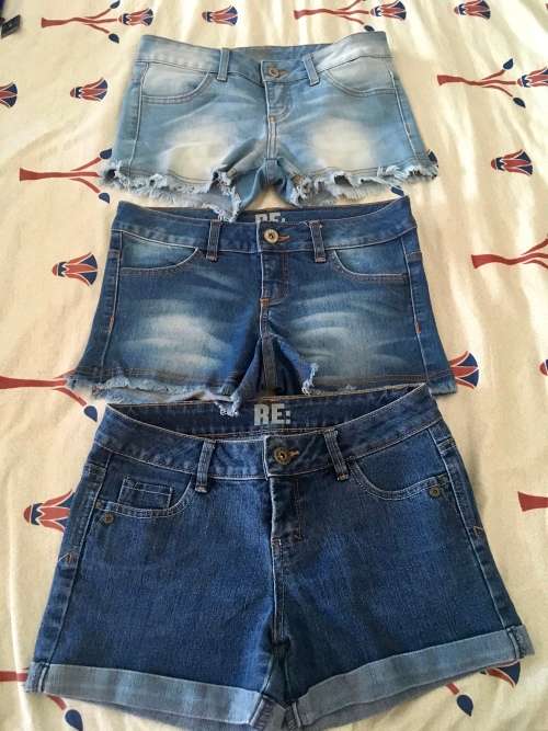 RE WOOLWORTHS WOMEN 3 pcs Shorts Size 32 - Excellent Condition