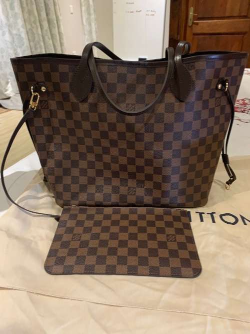 LOUIS VUITTON Neverfull MM Damier Ebene - With RECEIPT from LV Sandton Mall