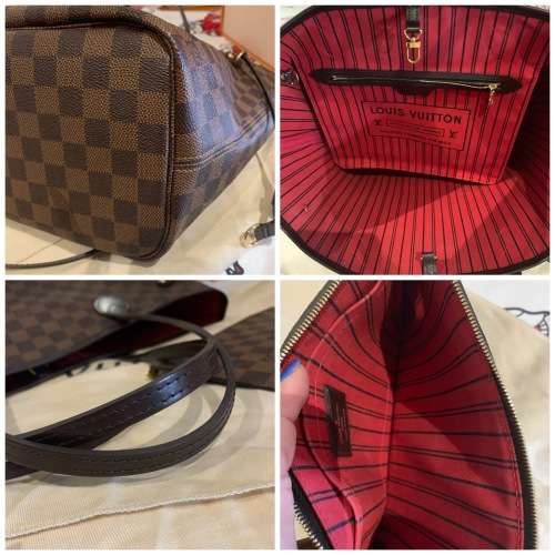 LOUIS VUITTON Neverfull MM Damier Ebene - With RECEIPT from LV Sandton Mall