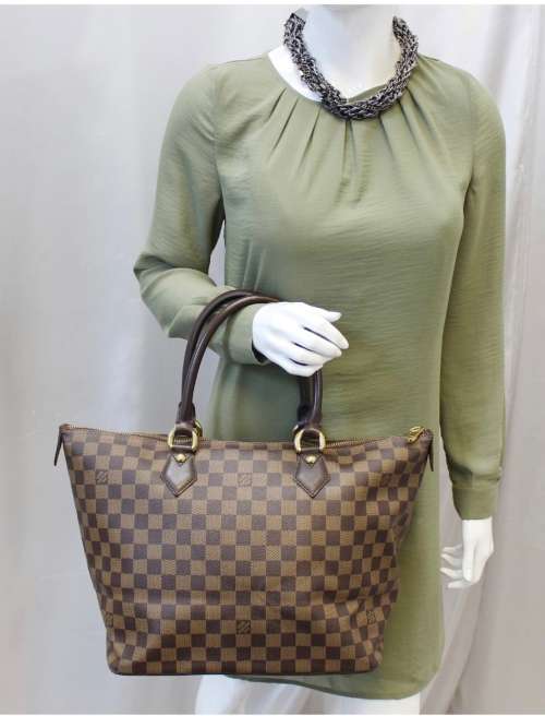 Authentic LOUIS VUITTON Saleya MM Damier Ebene - EXCELLENT CONDITION /